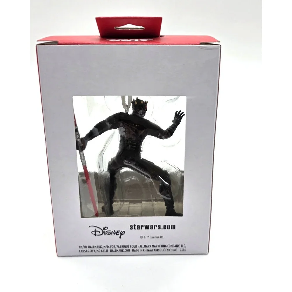 2024 Hallmark‎ Star Wars Darth Maul Red Box Christmas Ornament New